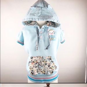 TOKIDOKI Limited Edition Rare Latte Moofia Hoodie